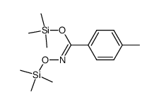 trimethylsilyl 4-methyl-N-((trimethylsilyl)oxy)benzimidate结构式