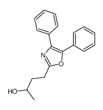 4-(4,5-diphenyloxazol-2-yl)butan-2-ol结构式