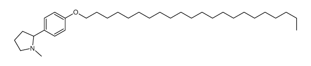 2-(4-docosoxyphenyl)-1-methylpyrrolidine Structure