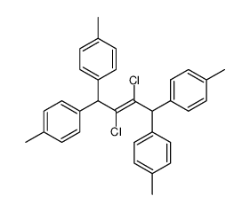 2,3-dichloro-1,1,4,4-tetra-p-tolyl-but-2-ene Structure