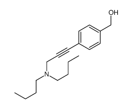 [4-[3-(dibutylamino)prop-1-ynyl]phenyl]methanol Structure