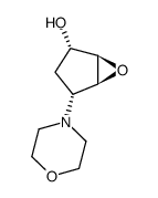 6-Oxabicyclo[3.1.0]hexan-2-ol,4-(4-morpholinyl)-,(1-alpha-,2-alpha-,4-alpha-,5-alpha-)-(9CI) structure