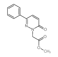 Methyl (6-oxo-3-phenylpyridazin-1(6H)-yl)acetate Structure