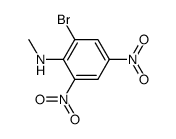 2-bromo-N-methyl-4,6-dinitro-aniline Structure