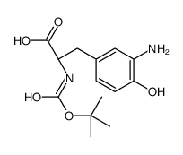 BOC-3-AMINO-L-TYROSINE Structure