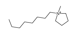 1-methyl-1-octylpyrrolidin-1-ium Structure