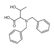 2-(dibenzylamino)-3-hydroxybutanoic acid Structure