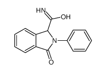 3-oxo-2-phenyl-1H-isoindole-1-carboxamide Structure