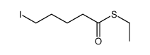 S-ethyl 5-iodopentanethioate结构式