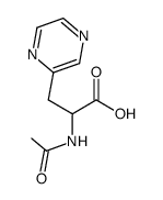 D,L-N-acetyl-β-(pyrazinyl)alanine Structure