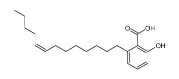 2-Hydroxy-6-<(Z)-8-tridecenyl>benzoic acid Structure