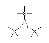 (2,3-ditert-butyltriphosphiran-1-yl)-trimethylsilane结构式