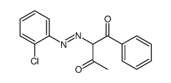 2-[(2-chlorophenyl)diazenyl]-1-phenylbutane-1,3-dione Structure