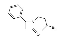 1-(3-bromobutyl)-4-phenylazetidin-2-one Structure