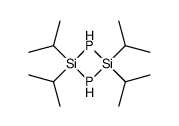 2,2,4,4-Tetra(iso-propyl)-1,3-diphospha-2,4-disilacyclobutan结构式