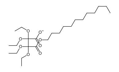 4-dodecoxy-2,2,3,3-tetraethoxy-4-oxobutanoate结构式