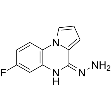 (E)-7-Fluoro-4-hydrazono-4,5-dihydropyrrolo[1,2-a]quinoxaline图片