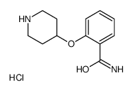 2-piperidin-4-yloxybenzamide,hydrochloride Structure