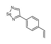 3-(4-ethenylphenyl)-1,2,5-selenadiazole结构式