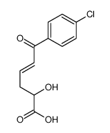 6-(4-chlorophenyl)-2-hydroxy-6-oxohex-4-enoic acid结构式