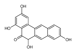 2,4,6,9-tetrahydroxy-6H-benzo[a]anthracen-5-one结构式