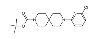 9-(6-chloro-pyridin-2-yl)-3,9-diaza-spiro[5.5]undecane-3-carboxylic acid tert-butyl ester Structure