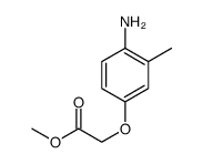 Acetic acid, 2-(4-amino-3-methylphenoxy)-, methyl ester Structure