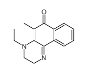 4-ethyl-5-methyl-2,3-dihydrobenzo[f]quinoxalin-6-one结构式