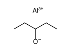 aluminium tris-(1-ethyl propylate ) Structure