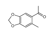 1-(6-METHYL-BENZO(1,3)DIOXOL-5-YL)-ETHANONE structure