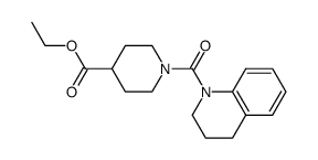 ethyl 1-(3,4-dihydroquinolin-1(2H)-ylcarbonyl)piperidine-4-carboxylate Structure