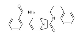 2-[8-(3,4-dihydro-2H-quinoline-1-carbonyl)-8-azabicyclo[3.2.1]oct-2-en-3-yl]benzamide Structure