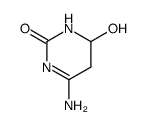 4-amino-6-hydroxy-5,6-dihydro-1H-pyrimidin-2-one结构式