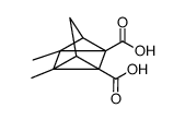 5,6-dimethylquadricyclane-2,3-dicarboxylic acid Structure