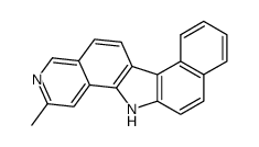 2-methyl-13H-benzo[g]pyrido[4,3-a]carbazole结构式