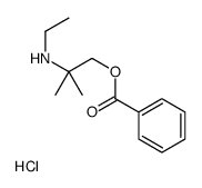 [2-(ethylamino)-2-methylpropyl] benzoate,hydrochloride结构式