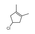 4-Chloro-1,2-dimethylcyclopentene结构式