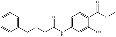methyl 4-(2-(benzyloxy)acetamido)-2-hydroxybenzoate Structure