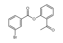 2-acetylphenyl 3-bromobenzoate Structure