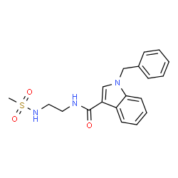 1-Benzyl-N-{2-[(methylsulfonyl)amino]ethyl}-1H-indole-3-carboxamide picture