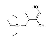 N-hydroxy-2-methyl-3-triethylgermylpropanamide Structure