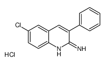 2-Amino-6-chloro-3-phenylquinoline hydrochloride Structure