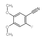 2-氟-4,5-二甲氧基苯腈结构式