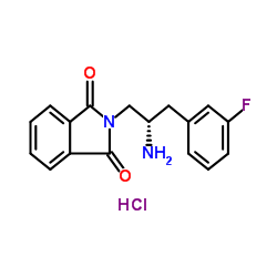 (S)-2-(2-氨基-3-(3-氟苯基)丙基)异吲哚啉-1,3-二酮盐酸盐图片