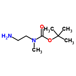 N-Boc-N-甲基乙二胺结构式