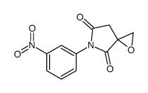 6-(3-nitrophenyl)-1-oxa-6-azaspiro[2.4]heptane-5,7-dione Structure