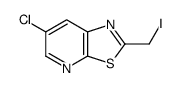 6-chloro-2-(iodomethyl)-[1,3]thiazolo[5,4-b]pyridine Structure