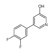 5-(3,4-difluorophenyl)pyridin-3-ol结构式