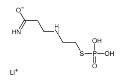 lithium,2-[(3-amino-3-oxopropyl)amino]ethylsulfanyl-hydroxyphosphinate结构式