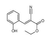 ethyl 2-cyano-3-(2-hydroxyphenyl)prop-2-enoate结构式